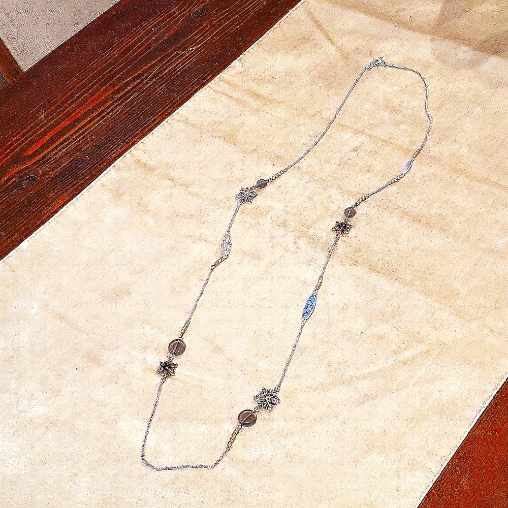 J Jill snowflake necklace